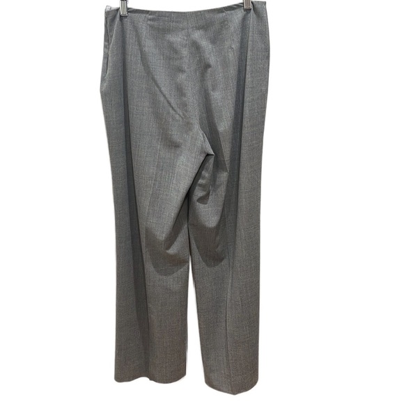RALPH Lauren Black Label Stretch Wool Light Weight Straight Leg Pants SZ 10 Grey - Picture 2 of 6